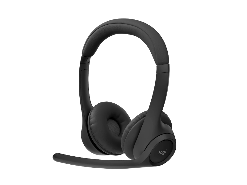 Logitech Zone 300 Bluetooth headset, éjfekete (981-001407)