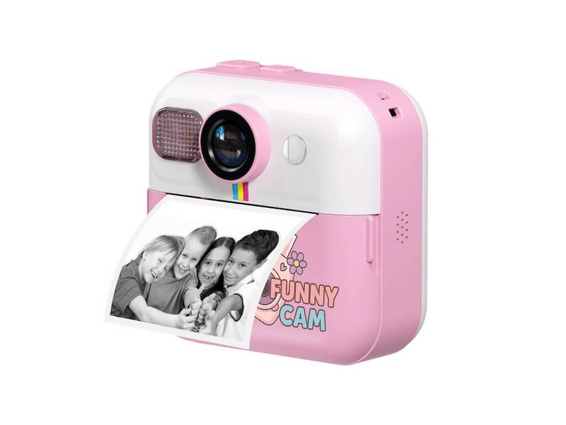 Carneo Funny Cam Mini Fényképezőgép, rózsaszín