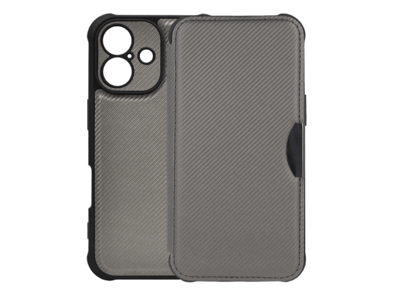 Gigapack Apple iPhone 16 Pro Max Flip tok, ezüst (GP-160467)