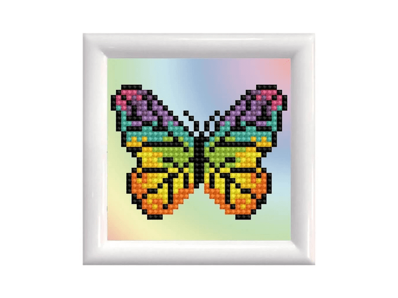 Diamond Dotz kezdő készlet gyémántfestő kép kerettel, pillangó (DD1.031F)