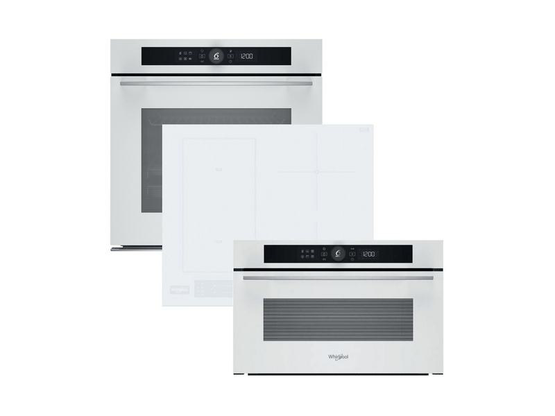 Whirlpool WOI5S8PM2SWA Beépíthető sütő + Whirlpool WMD54MW Beépíthető mikrohullámú sütő + Whirlpool WL S5360 BF/W Beépíthető indukciós főzőlap