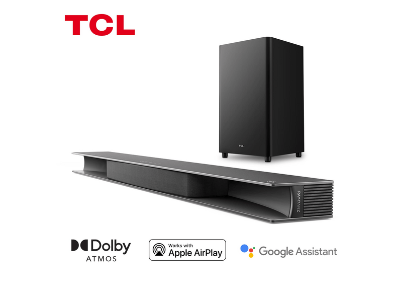 TCL TS9030 3.1CH Dolby Atmos Soundbar vezeték nélküli mélynyomóval