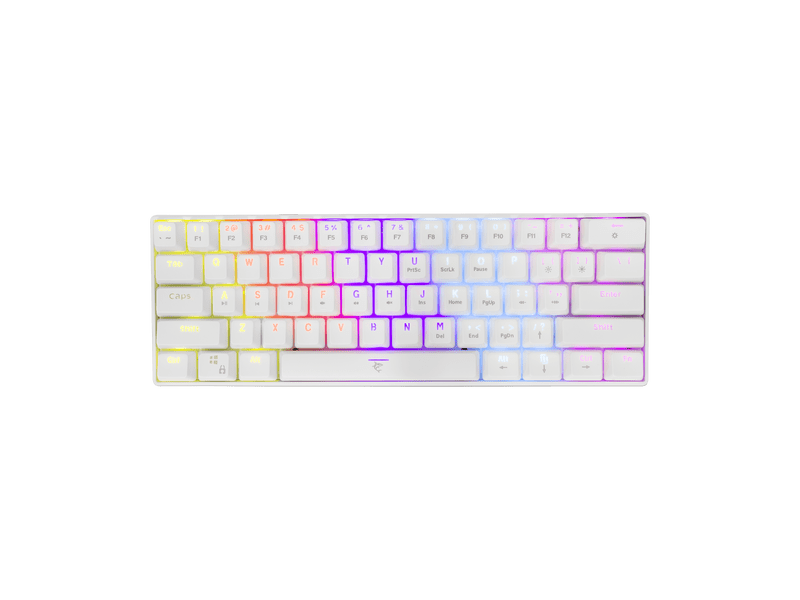White Shark Shinobi Mechanikus billentyűzet (GK-2022W/R-HU)