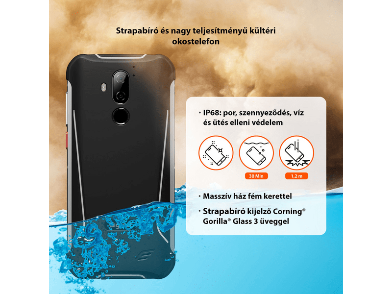 Gigaset GX290 plus okostelefon, fekete