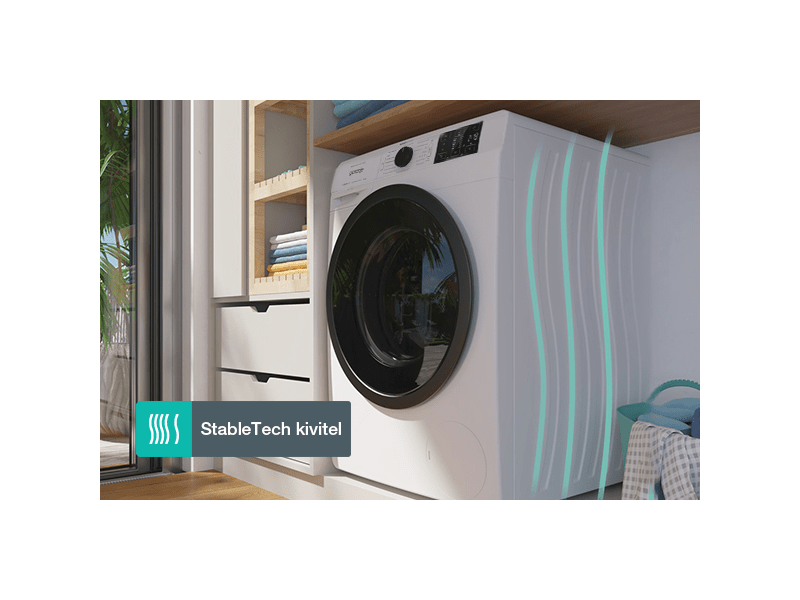 Gorenje WNEI84BS Elöltöltős mosógép