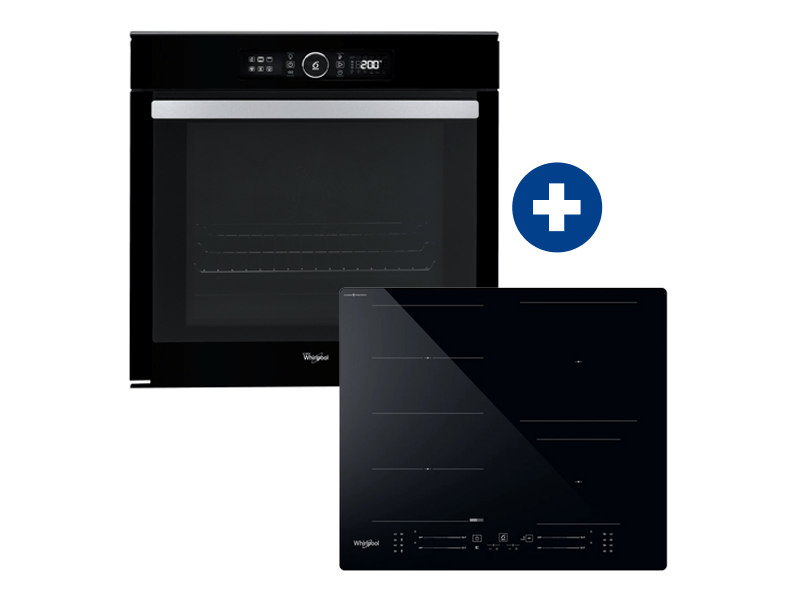 Whirlpool AKZM 8480NB Beépíthető sütő + Whirlpool WFS3660CPNE Indukciós főzőlap