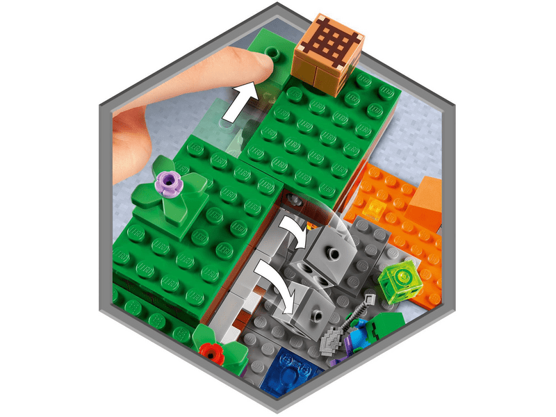 LEGO® Minecraft™ Az „elhagyatott“ bánya (21166)