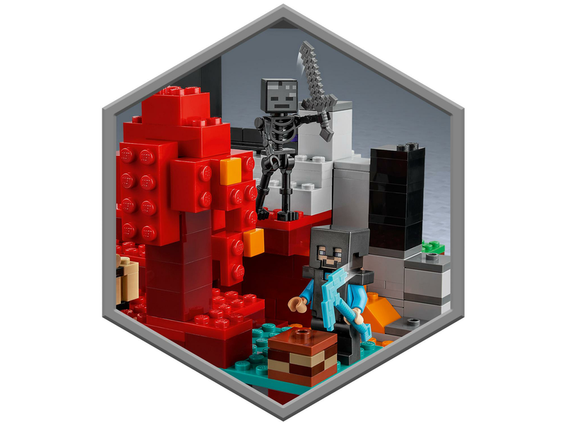 LEGO Minecraft A romos portál