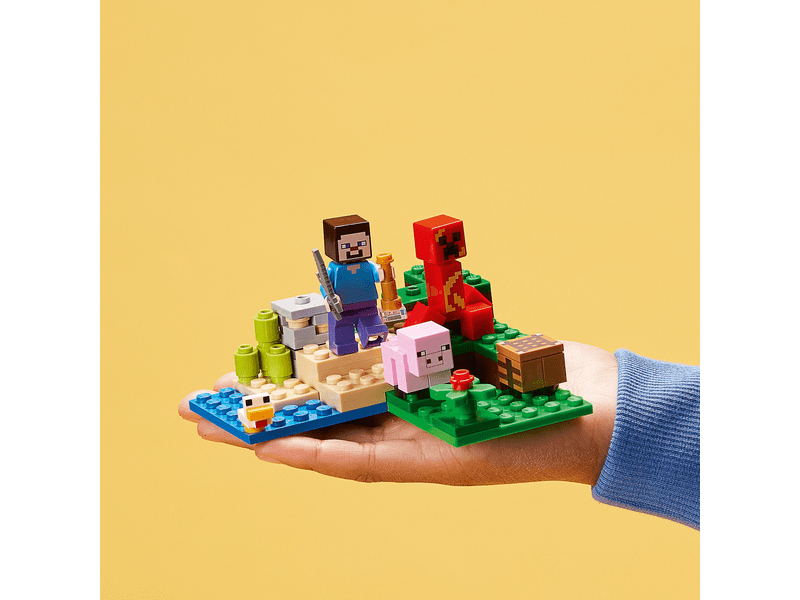 LEGO® Minecraft® A Creeper™ rajtaütés (21177)