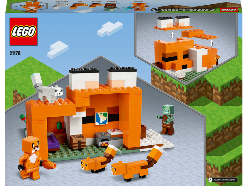 LEGO Minecraft A rókaházikó