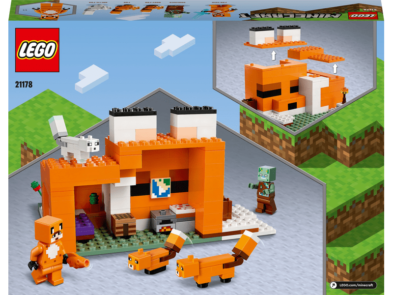 LEGO® Minecraft® Lisičja koliba (21178
