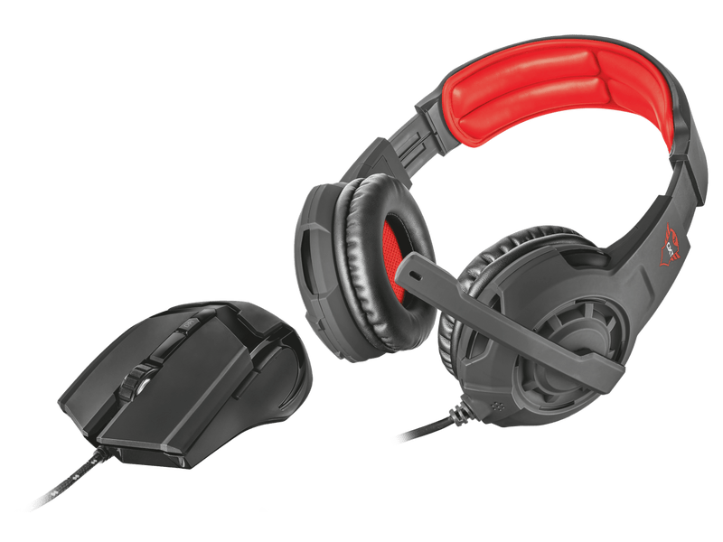 Trust 21472 GXT 784 Headset + egér szett