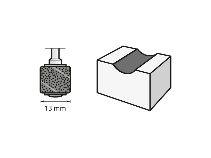 Dremel 2615040832 Brusna traka, 13 mm, granulacija 60