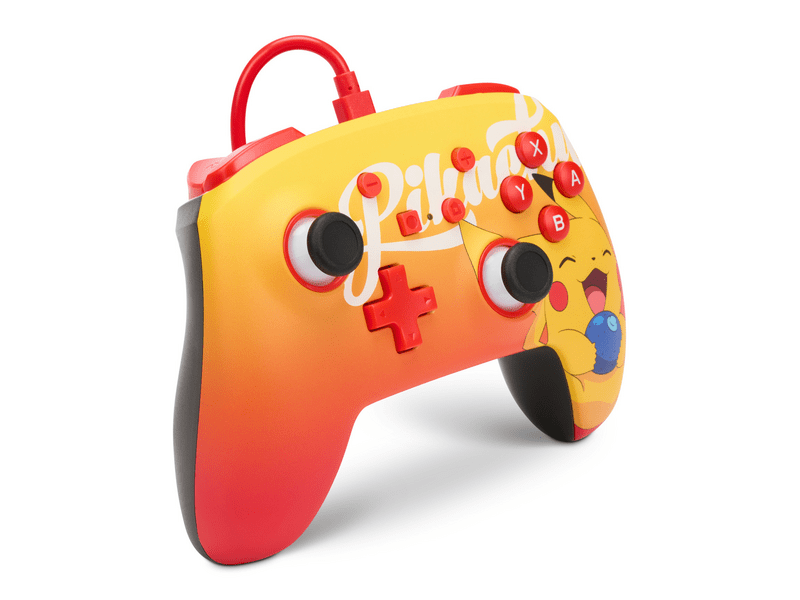 PowerA 1522784-01 Enhanced Nintendo Switch vezetékes kontroller, Oran Berry Pikachu