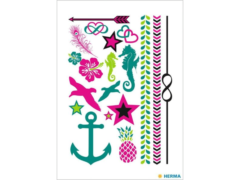 Herma 15177 Lemosható nyári tetoválás lányoknak