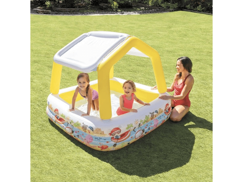 Intex 57470NP Gyerekmedence árnyékolóval - 157 x 157 x 122 cm