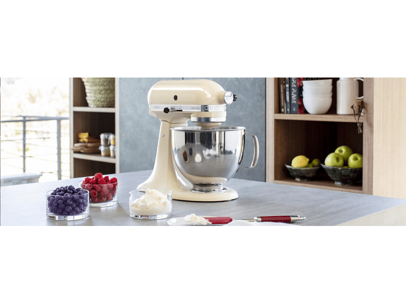 KitchenAid 5KSM125EAC Artisan konyhai robotgép, 4,8l, krém
