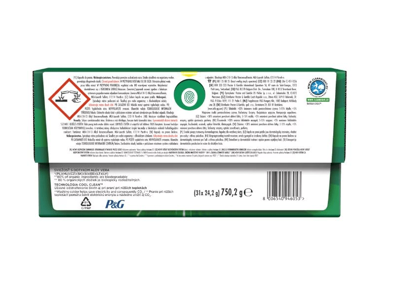 Ariel All-in-1 Pods Mosókapszulák, 31 db