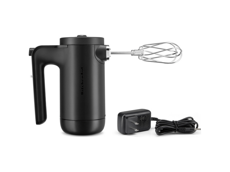 KitchenAid 5KHMB732EBM Vezeték nélküli kézi mixer, fekete