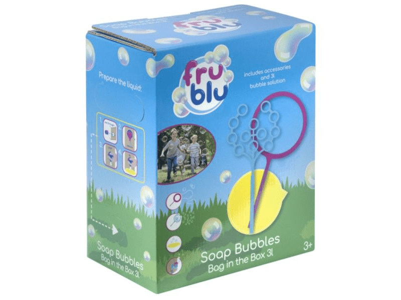 FruBlu: ECO buborékfújó szett, 3 liter folyadékkal (DKF0169)