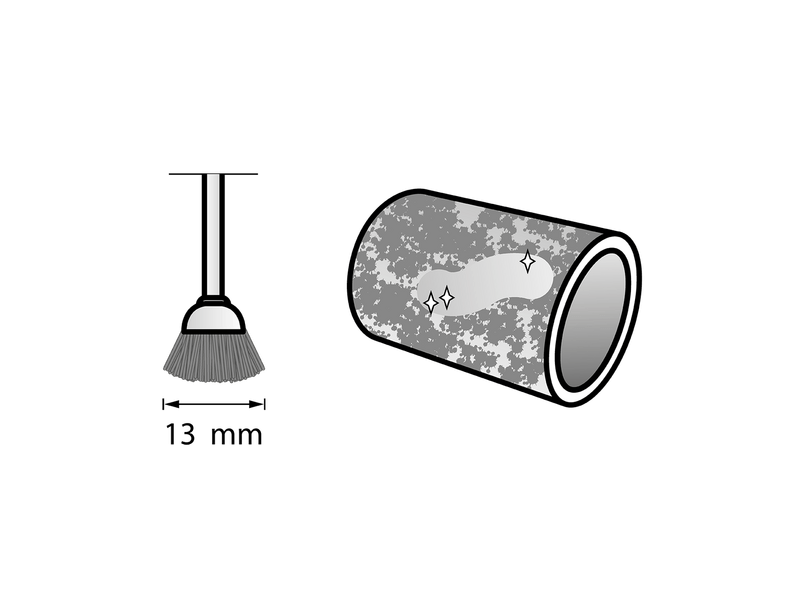 Dremel 26150442JA Četka od ugljičnog čelika, 13 mm