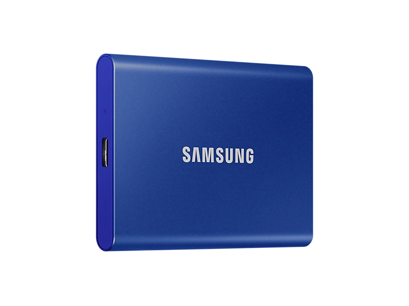 Samsung T7 külső SSD, 2TB, USB 3.2,Kék