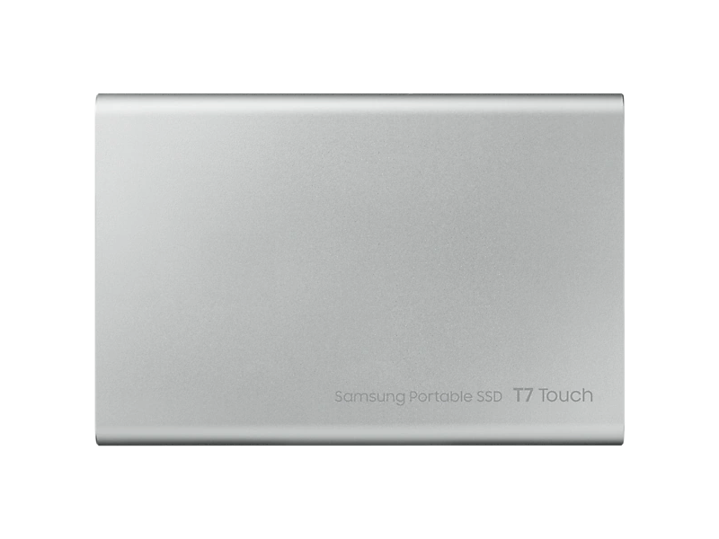Samsung T7 Touch MU-PC2T0S Hordozható SSD, USB 3.2, 2TB, Ezüst
