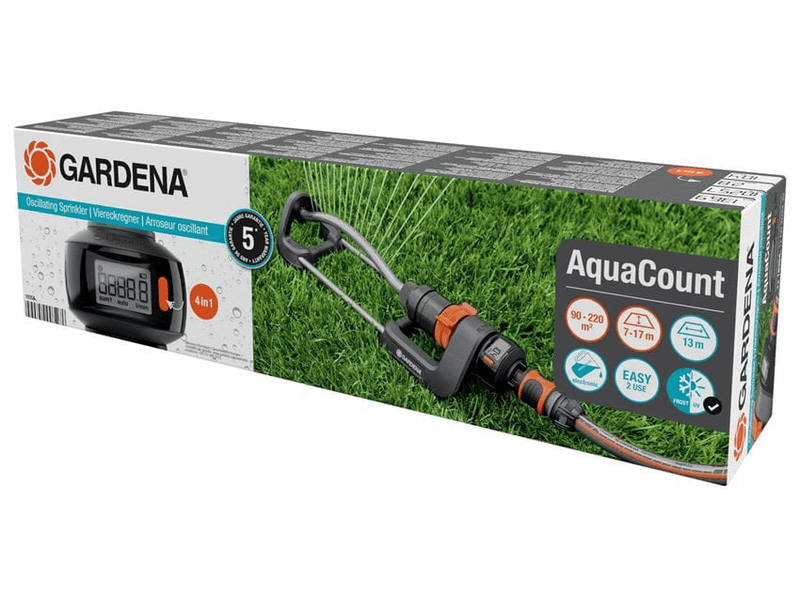 Gardena 18354-20 AquaCount četvrtasta prskalica (s baterijom)
