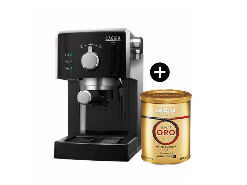 Gaggia Viva Style RI8433/11 Kávéfőző + Lavazza Qualita Oro Őrölt kávé, 250 g