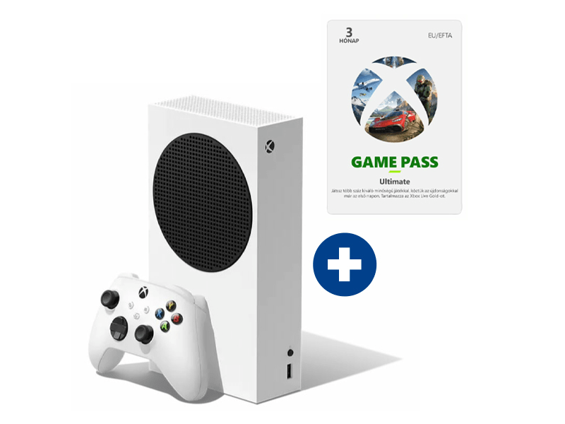 Xbox Series S 512GB + 3 Hónap Game Pass Ultimate (RRS-00010GPU)