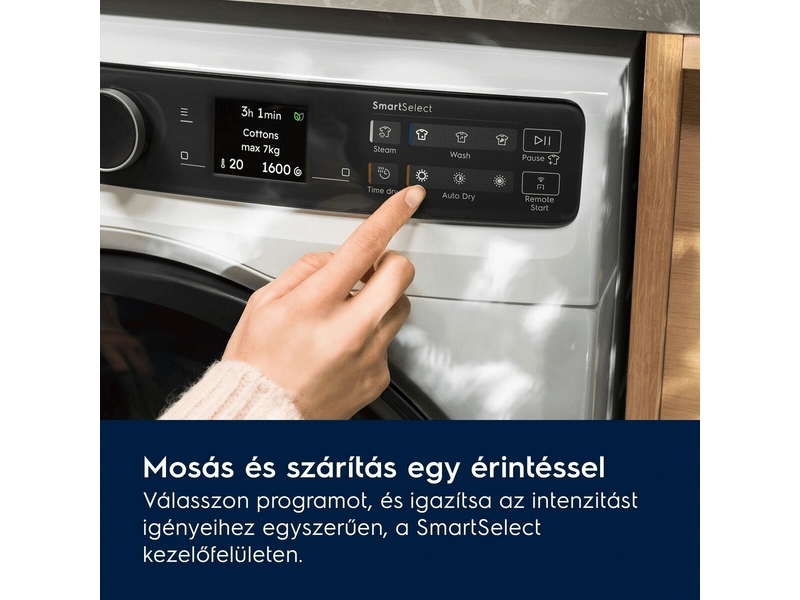 Mosó-szárítógép,11/7, 1600 f/p
