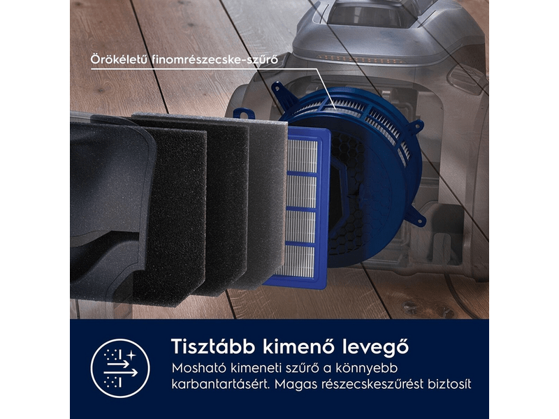 Pure C9 csendes porzsák nélküli porszívó