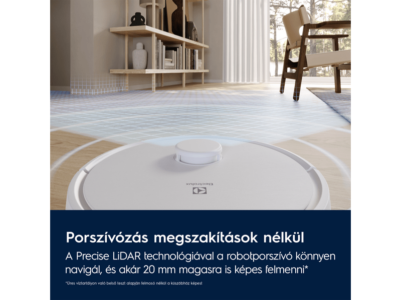 Electrolux Ultimate 700 LiDAR robotporszívó (ER71UW2SW)