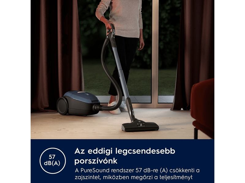ELECTROLUX PD82-8DB Pure D8.2 szuper csendes porzsákos porszívó