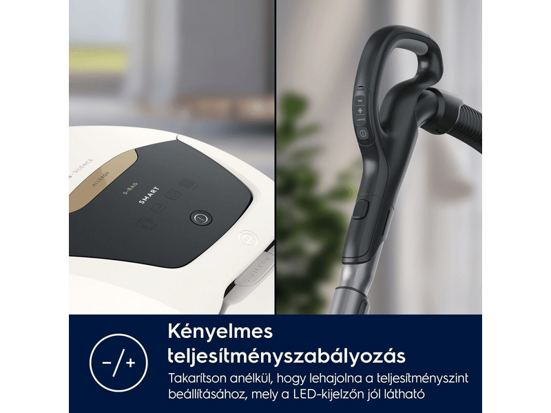 ELECTROLUX PD82-ALRG Pure D8.2 szuper csendes porzsákos porszívó, allergiában szenvedőknek