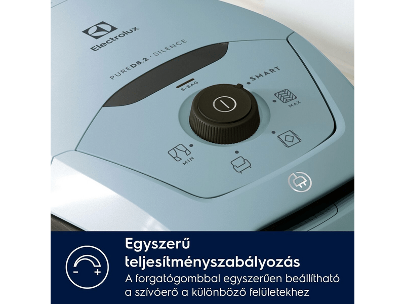 ELECTROLUX PD82-4MB Pure D8.2 szuper csendes porzsákos porszívó