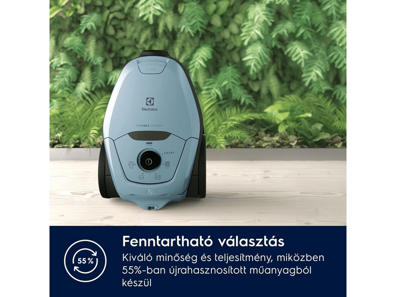 ELECTROLUX PD82-4MB Pure D8.2 szuper csendes porzsákos porszívó