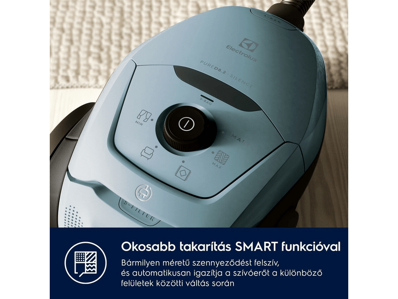 ELECTROLUX PD82-4MB Pure D8.2 szuper csendes porzsákos porszívó