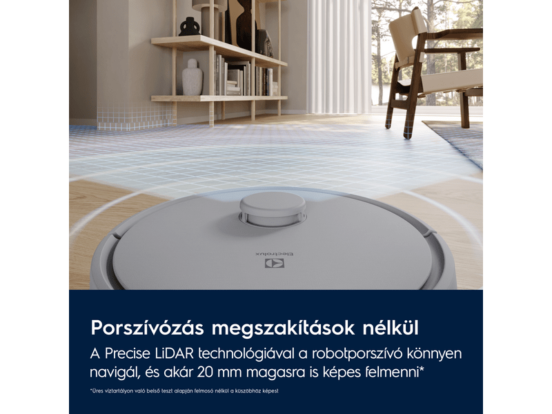 Electrolux Hygienic 700 LiDAR robotporszívó (ER71HW1UG)