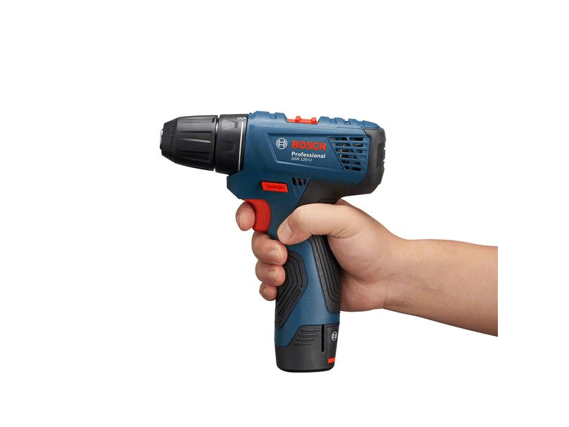 Bosch GSR 120-LI Akkus Fúrócsavarozó + GLI12V-300 Akkus lámpa (06019G8004)