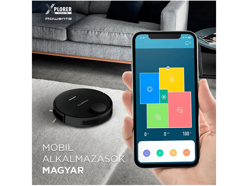 Rowenta X-Plorer Serie 95 Animal RR7975WH robotporszívó