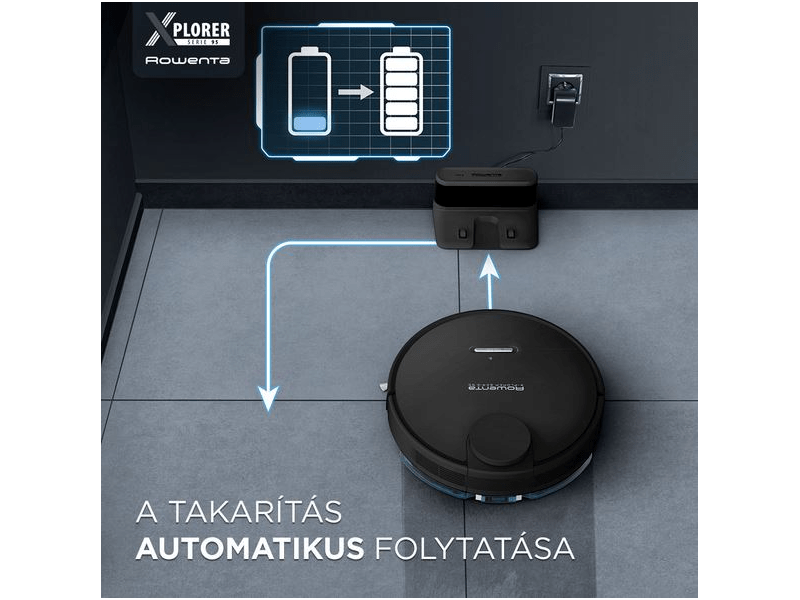 Rowenta X-Plorer Serie 95 Animal RR7975WH robotporszívó