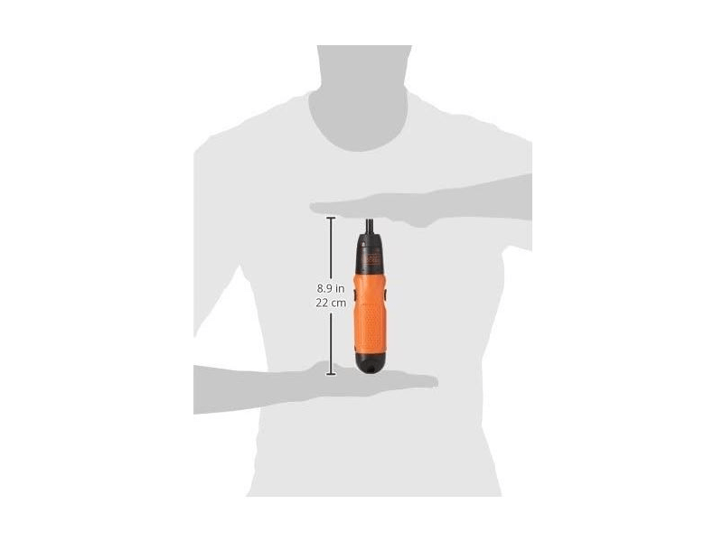 BLACK + DECKER A7073-XJ Kézi Csavarozó, 19 Részes csavarhegy készlettel