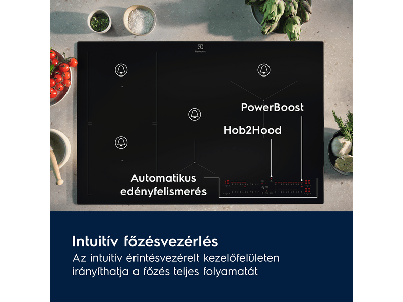 Electrolux EIS82453IT indukciós főzőlap, Saphirmatt® SE