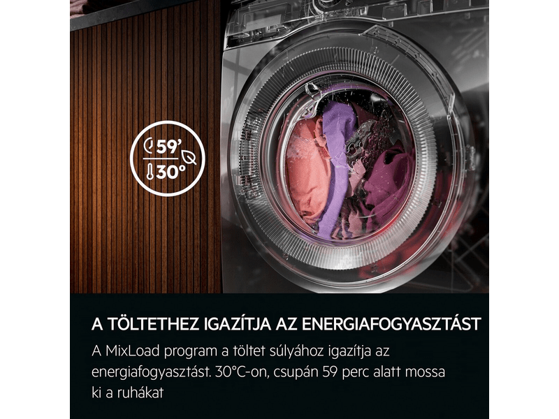 AEG ProSteam® 7000 LWR73044BE Mosó-szárító gép