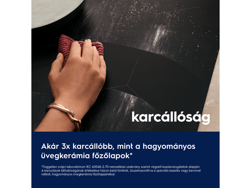 Electrolux EIS62453IT Indukciós főzőlap, Saphirmatt® SE