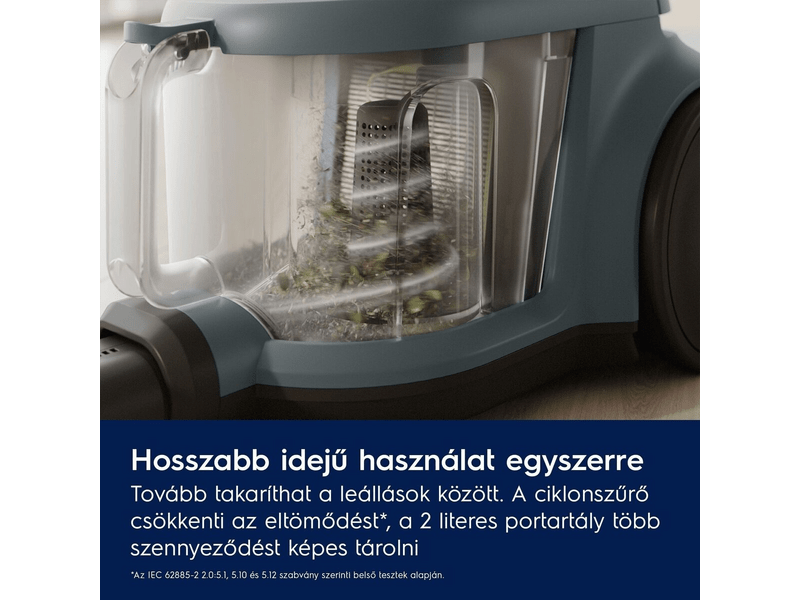 Electrolux EL31C1LDB Clean 300 Porzsák nélküli porszívó, kék