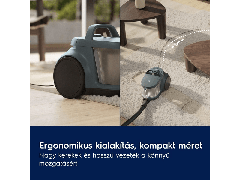 Electrolux EL31C1LDB Clean 300 Porzsák nélküli porszívó, kék