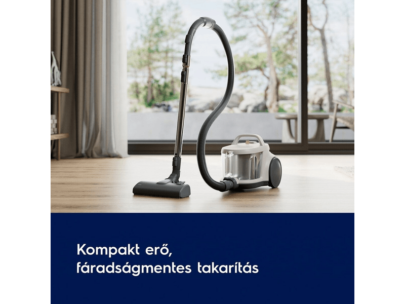 Clean500 porzs.nélk.porszívó,kagylófehér