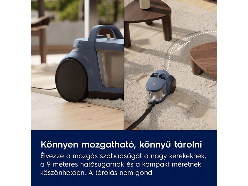 Clean500 porzs.nélk.porszívó,kagylófehér